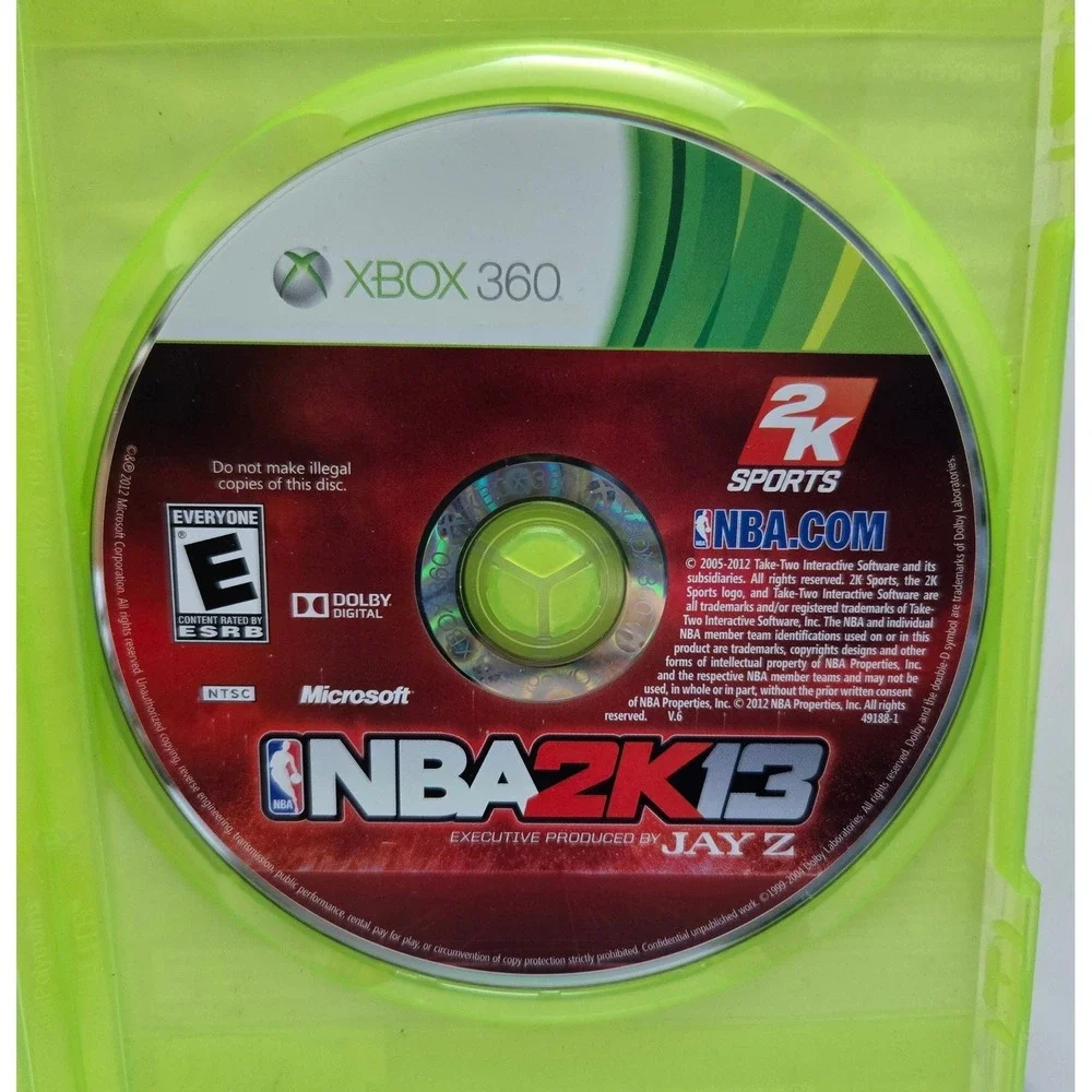 NBA 2K13 - Microsoft Xbox 360 - Complete CIB W/ Manual Tested Working & Clean‎